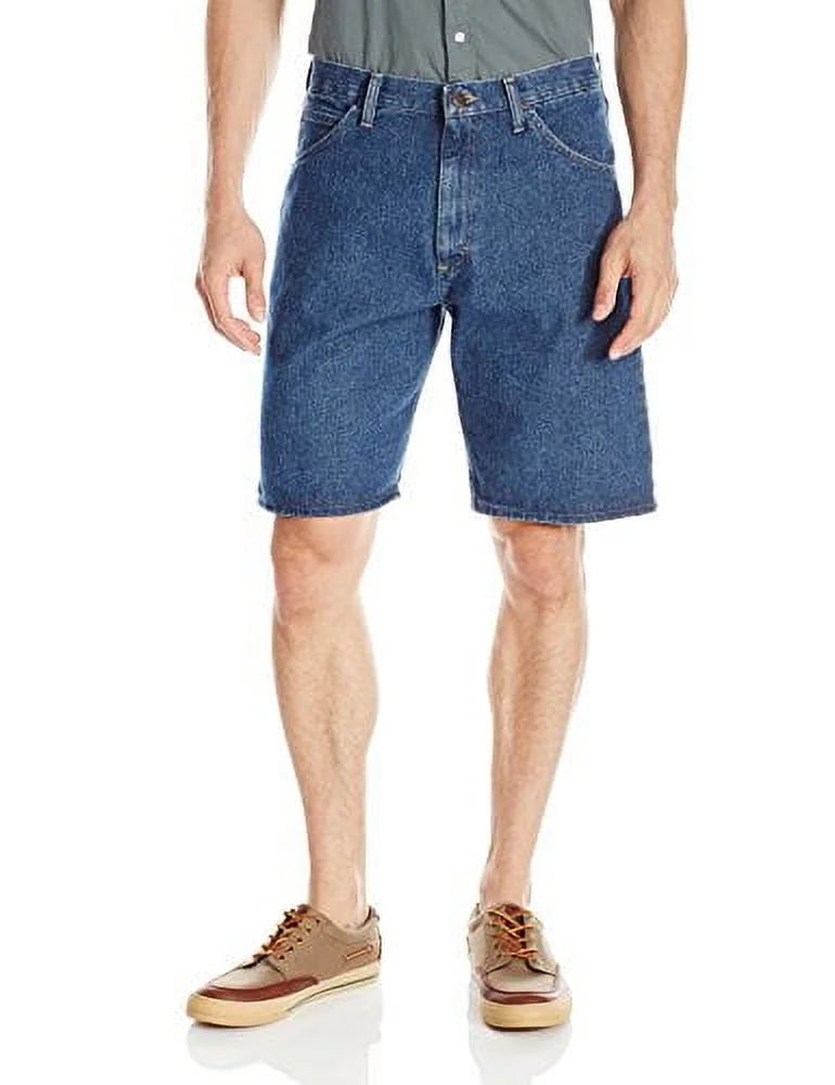 Stonewash Dark Relaxed Fit Five Pocket Jean Short J765