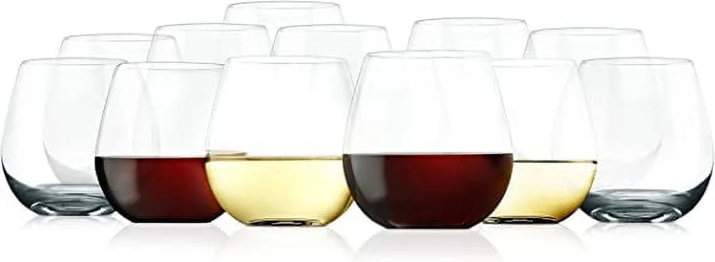 Stemless Wine Glasses Set of 12 K422027