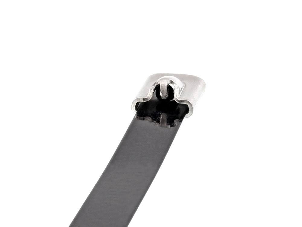 27 inch Plastic Coated Stainless Steel Cable Tie - 100 Pack K984874