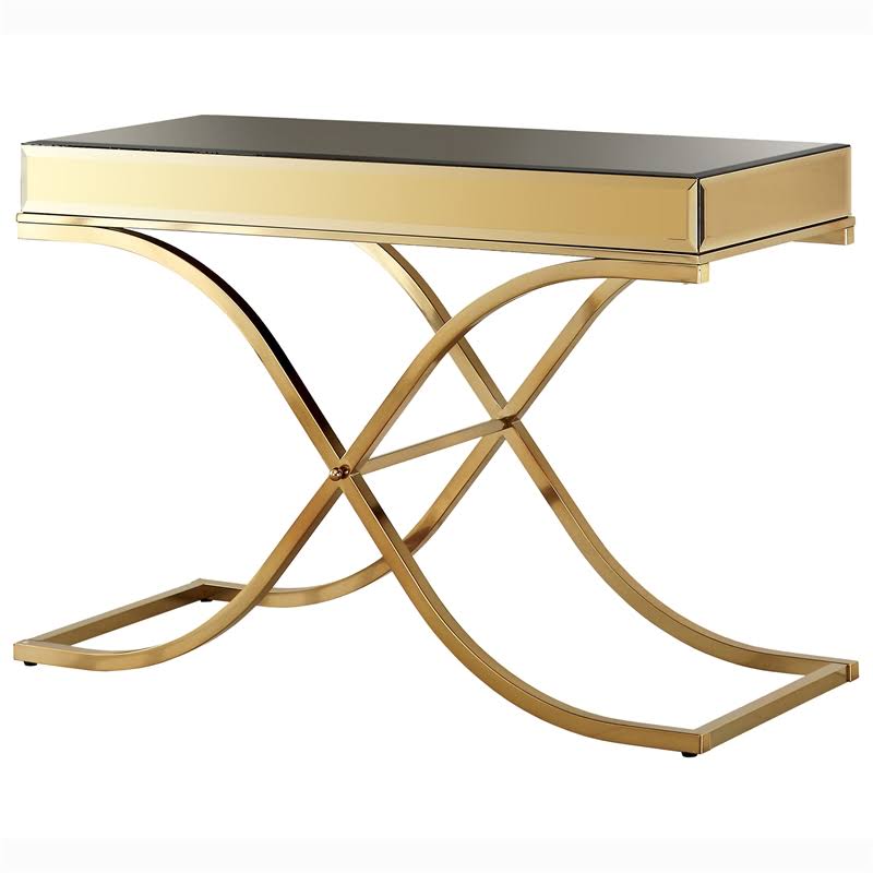 Brass Metal Console Table E332