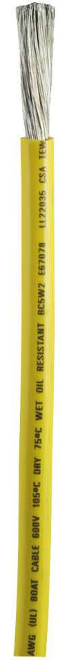 Yellow 2 AWG Battery Cable 100' B807