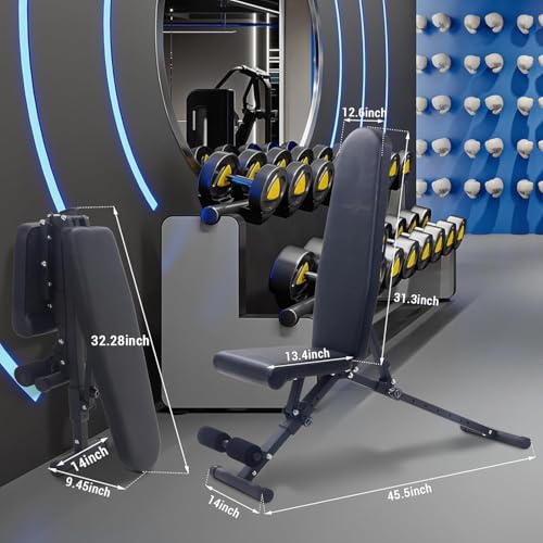 Adjustable Weight Bench 800Lbs Capacity Incline Decline A404
