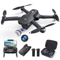 4K Camera Foldable GPS Drone with 2 Batteries, Black N192002