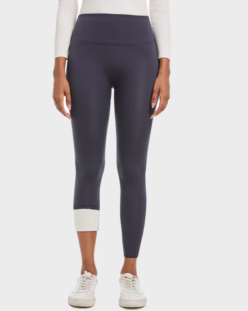 High Waist Fleece Lined Leggings L55638