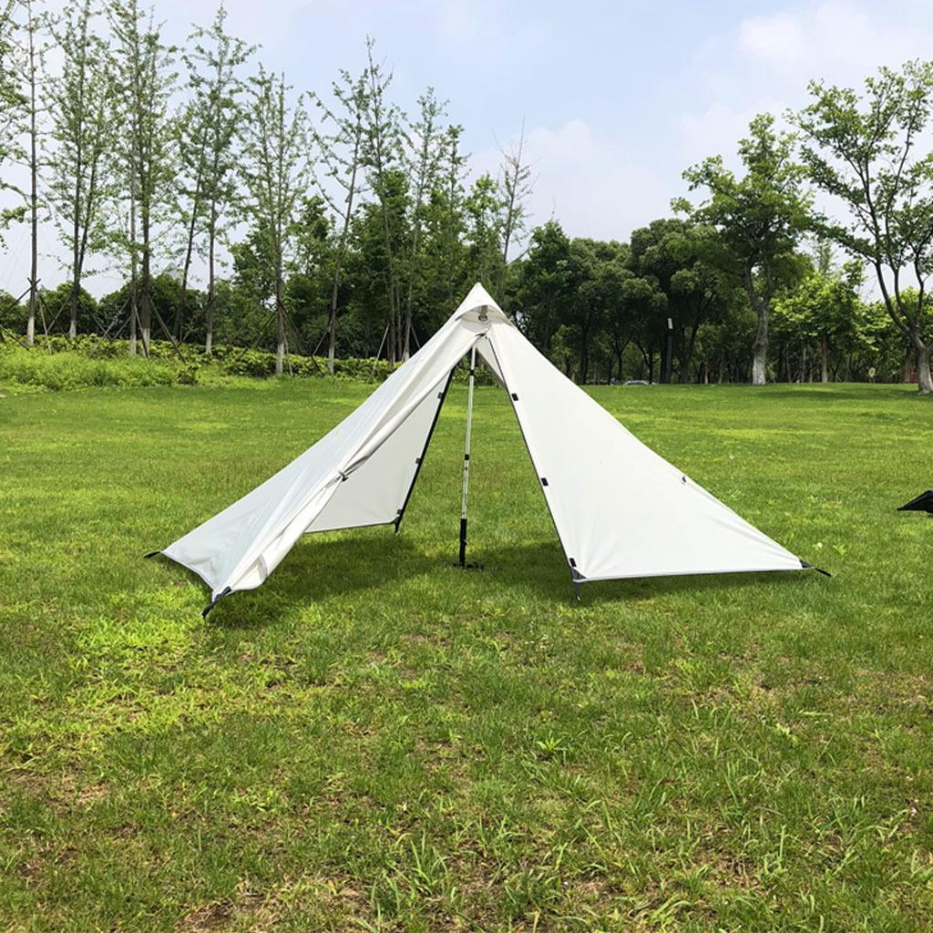 Gray White Waterproof Camping Tent U3975