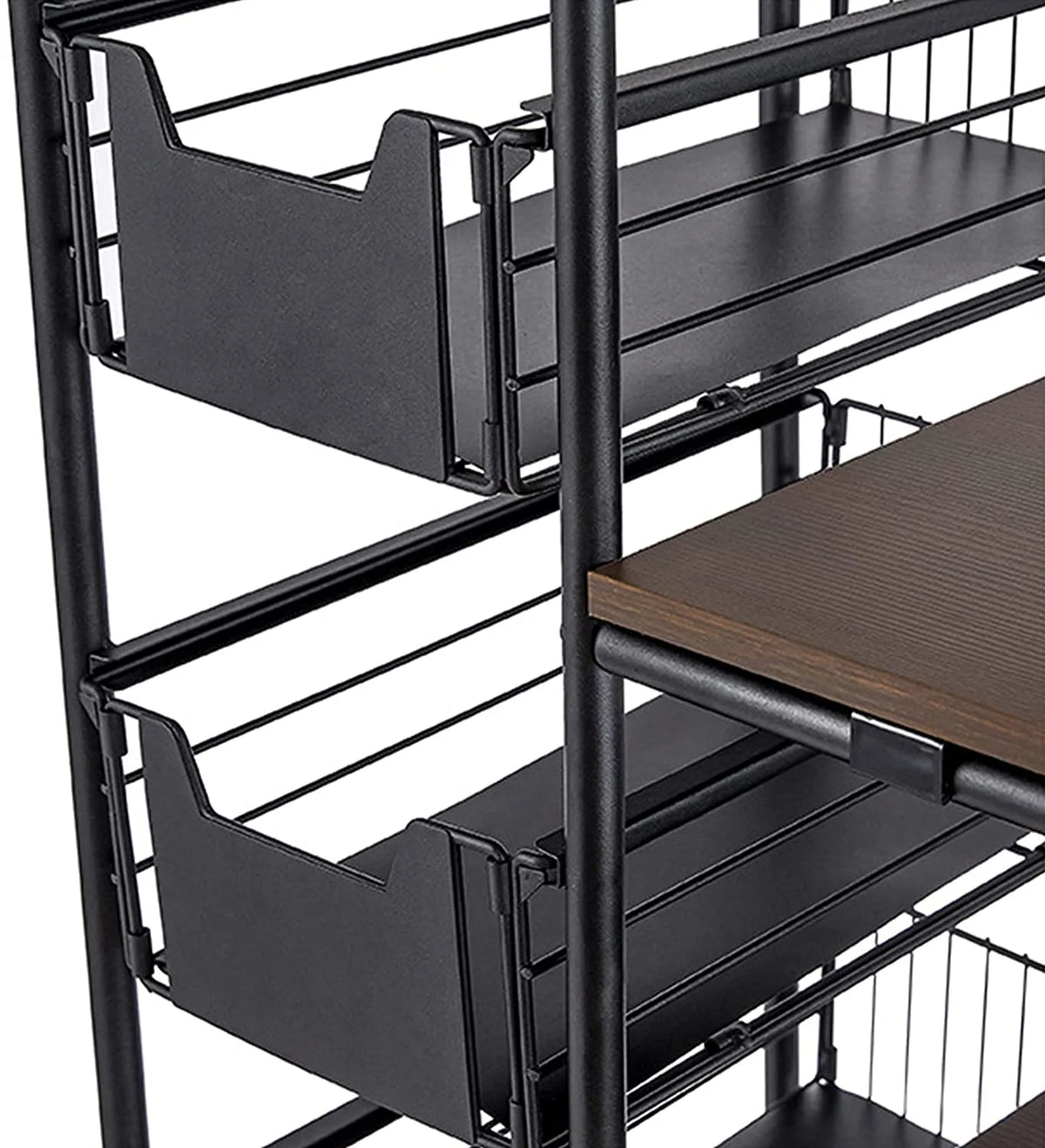 4-Tier + 5-Tier Utility Storage Shelf for Microwave Oven Baker Rack P2487