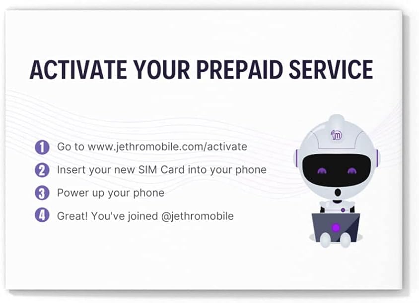 $50 Phone Plan for 180 Days SIM Card Kit V6265