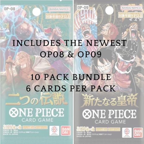 One Piece Cards Pack Bundle W566