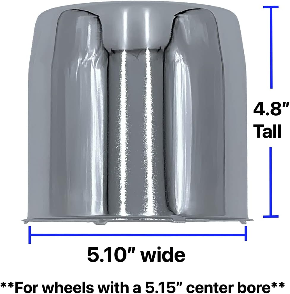 4 Chrome 5.15 Push Through Center Caps C927
