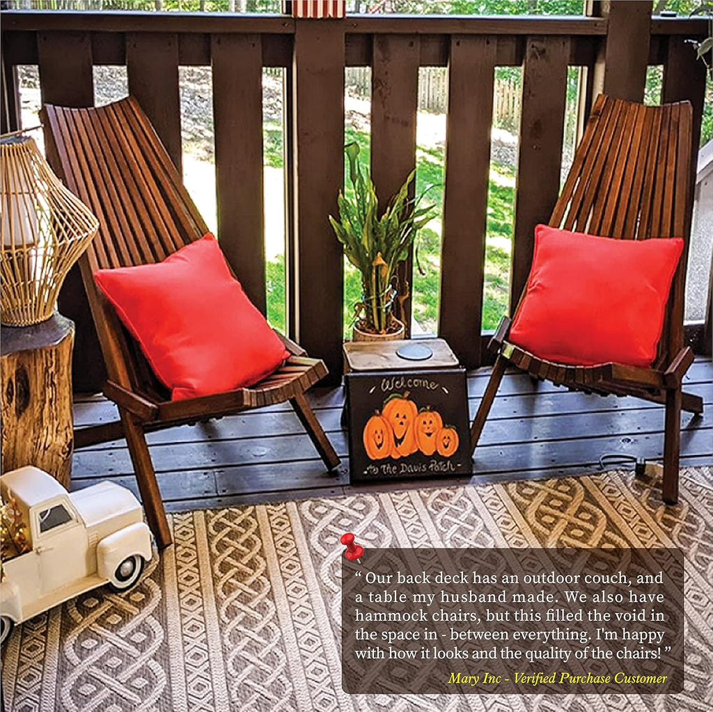 Folding Acacia Wood Outdoor Chair A18221