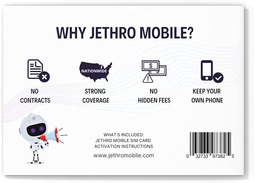 $50 Phone Plan for 180 Days SIM Card Kit V6265