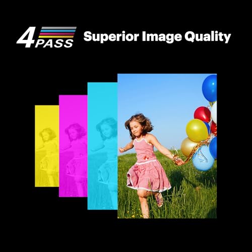 White 2.1x3.4 inches Portable Photo Printer with 38 Sheets P602275