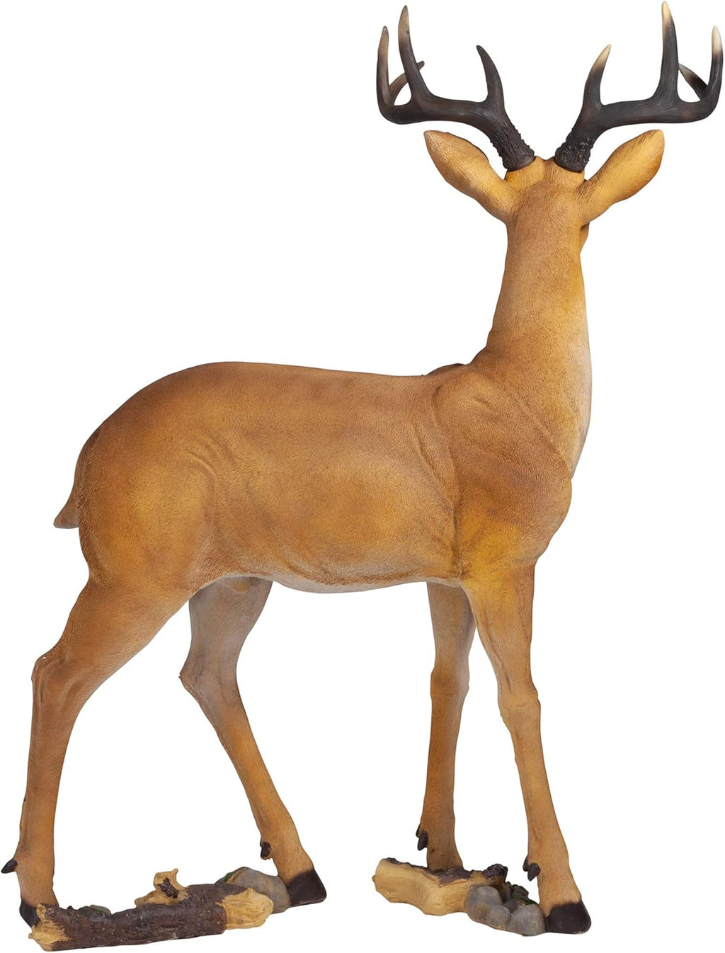 Woodland Buck Deer Garden Statue, 23 Inches Wide, 13 Inches Deep, 37 Inches High X45976