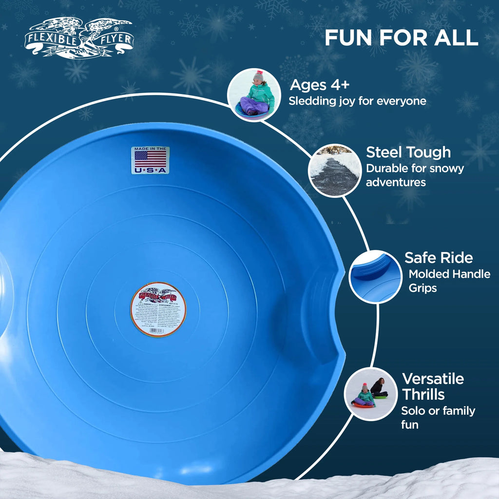 Blue 26" Plastic Snow Sled E92212