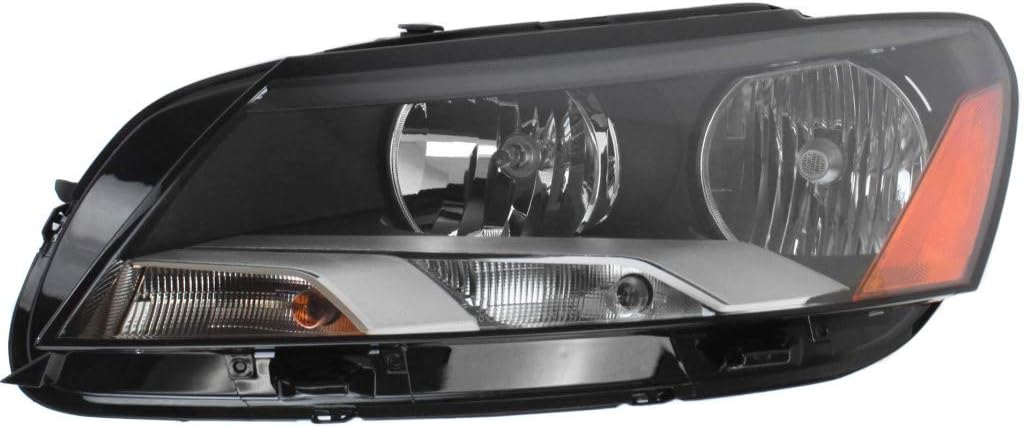 Passenger Side Headlight Assembly for Volkswagen Passat 2012 2013 2014 2015 Q9291