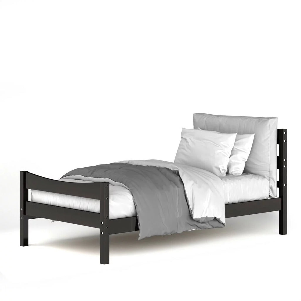Twin Size Pine Wood Platform Bed Frame H89142
