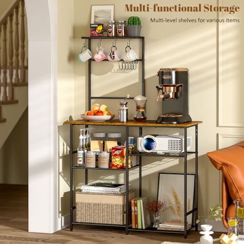6-Tier Kitchen Baker's Rack with Storage Y57731