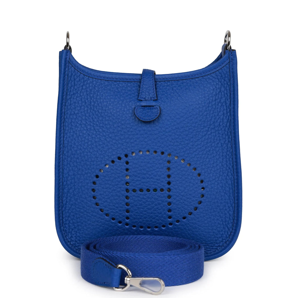 Bleu Royal Clemence Palladium Hardware Bag O27662