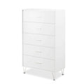 White Particle Board Chest V1919