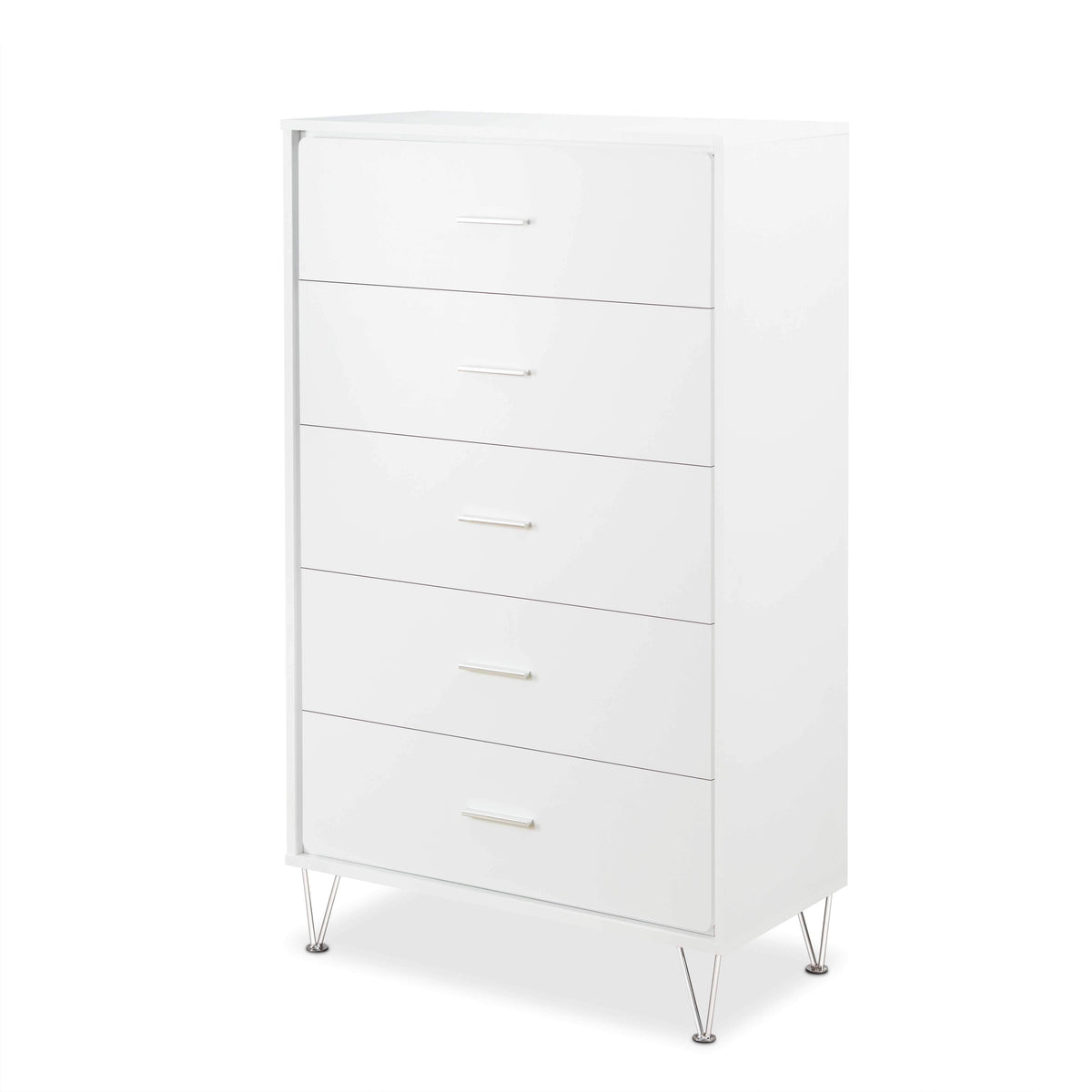 White Particle Board Chest V1919