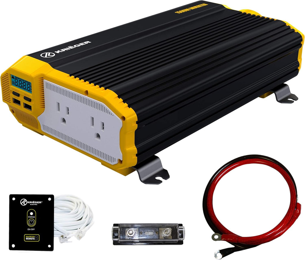 2000 Watts 12V to 110V Modified Sine Wave Power Inverter C39336