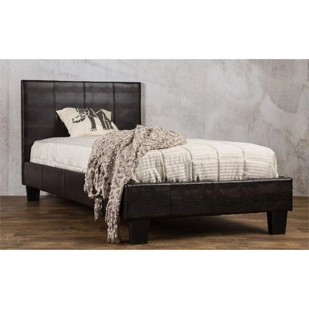 Faux Leather Queen Platform Bed V665