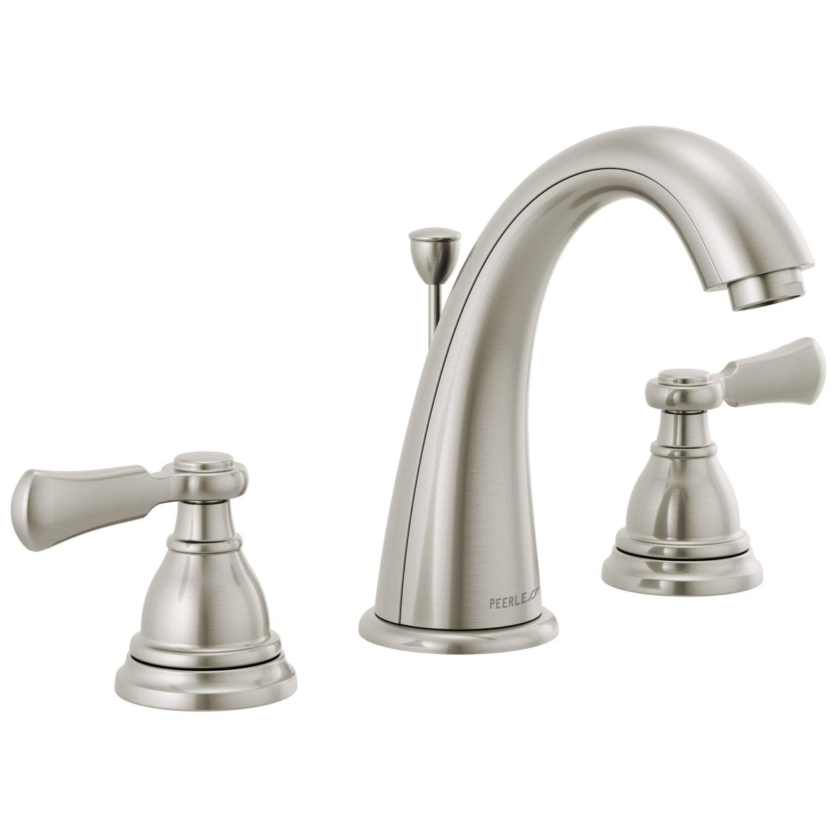 Brushed Nickel Two-Handle Widespread Bath Faucet P73284