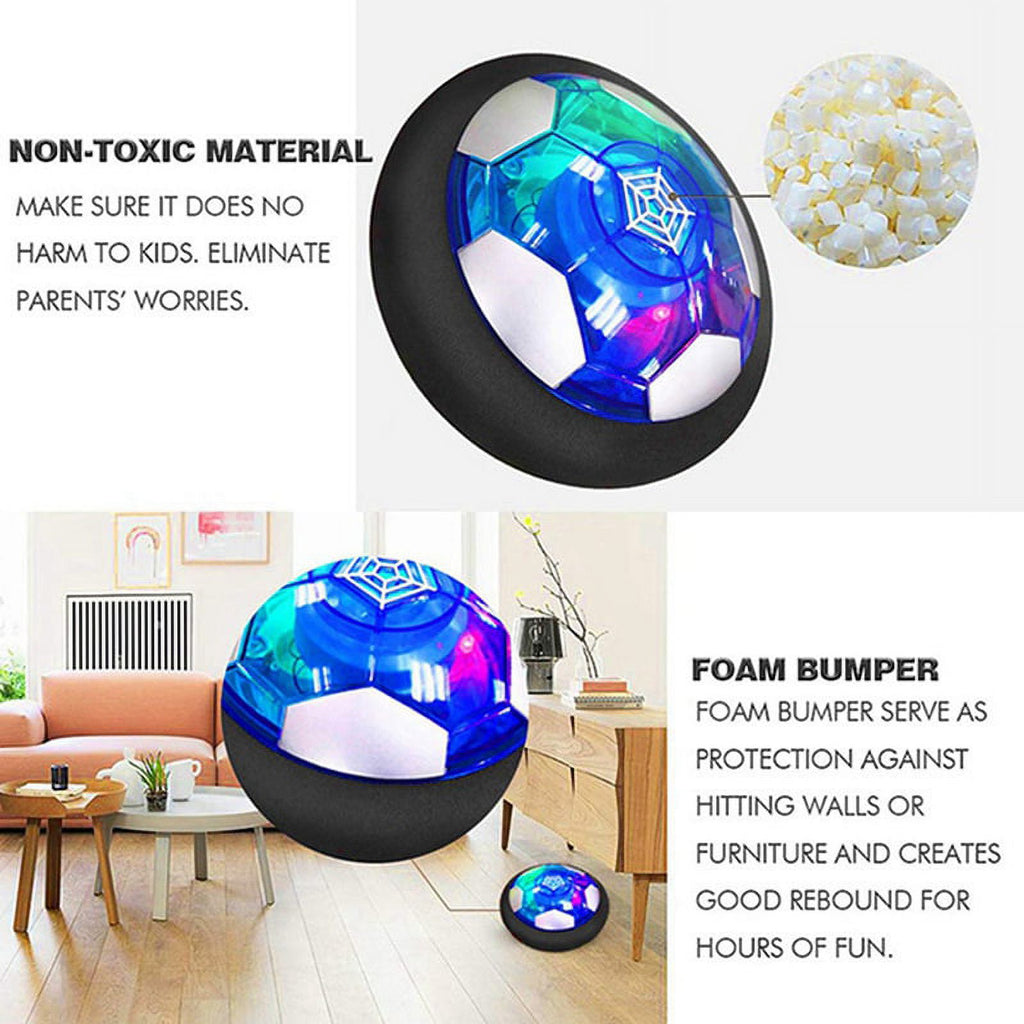 LED Hover Soccer Ball USB Charging Electric Air Cushion Indoor Toy H501008