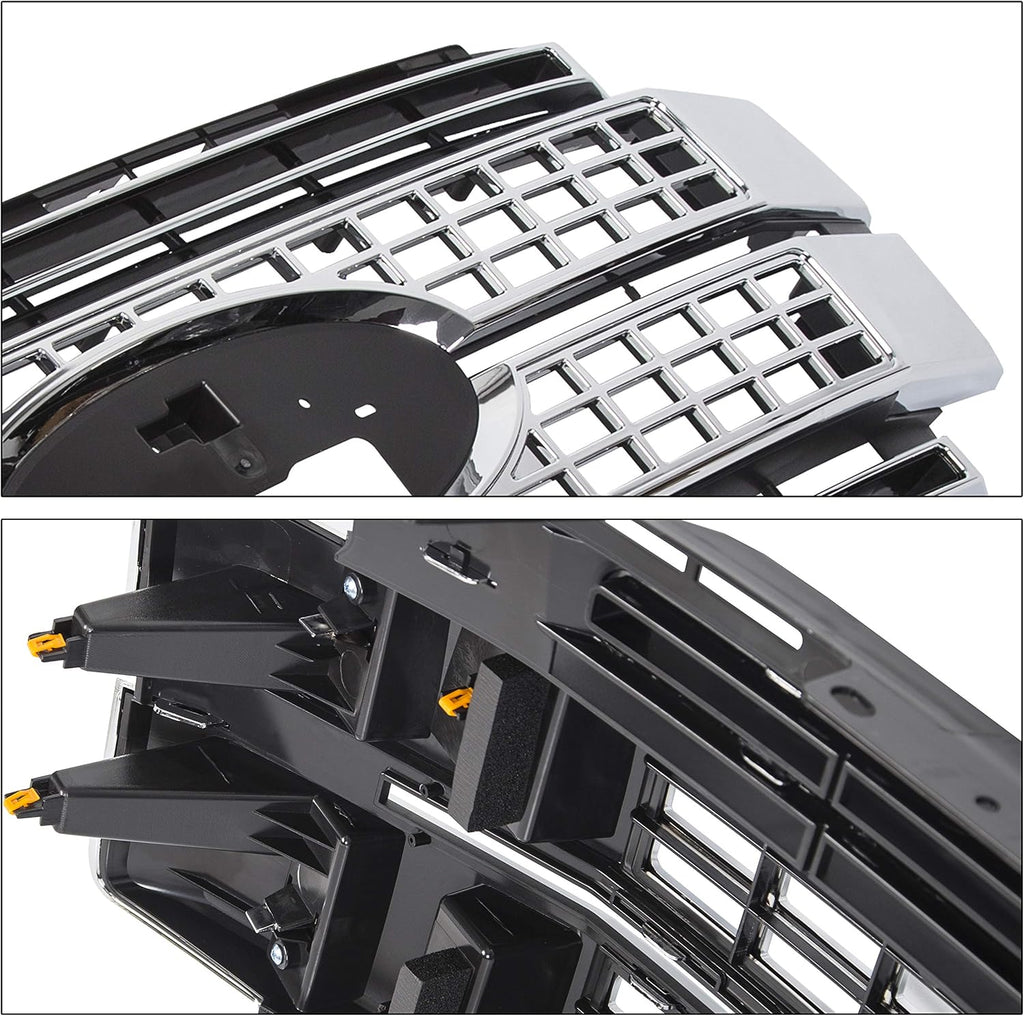 Satin Aluminum Platinum Grille Grill I7478