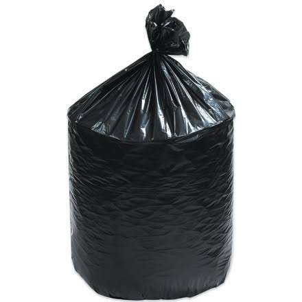 Black Trash Bags 33x22 x 40x22 x 1.2mil (250 Per/Case) N17352