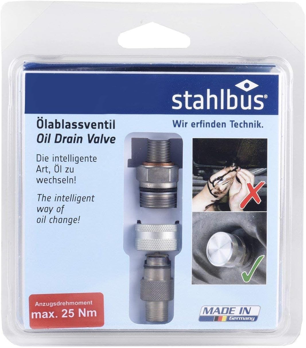 Oil Drain Valve Plug M14x1.5x12mm Steel Pack of 2 M4635