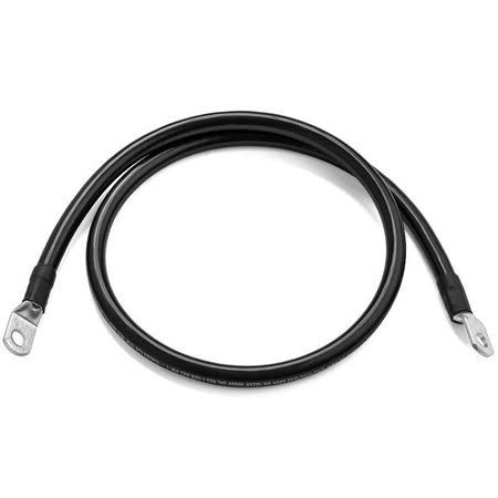 Single Black 8 ft 2 AWG Battery Cable P6102