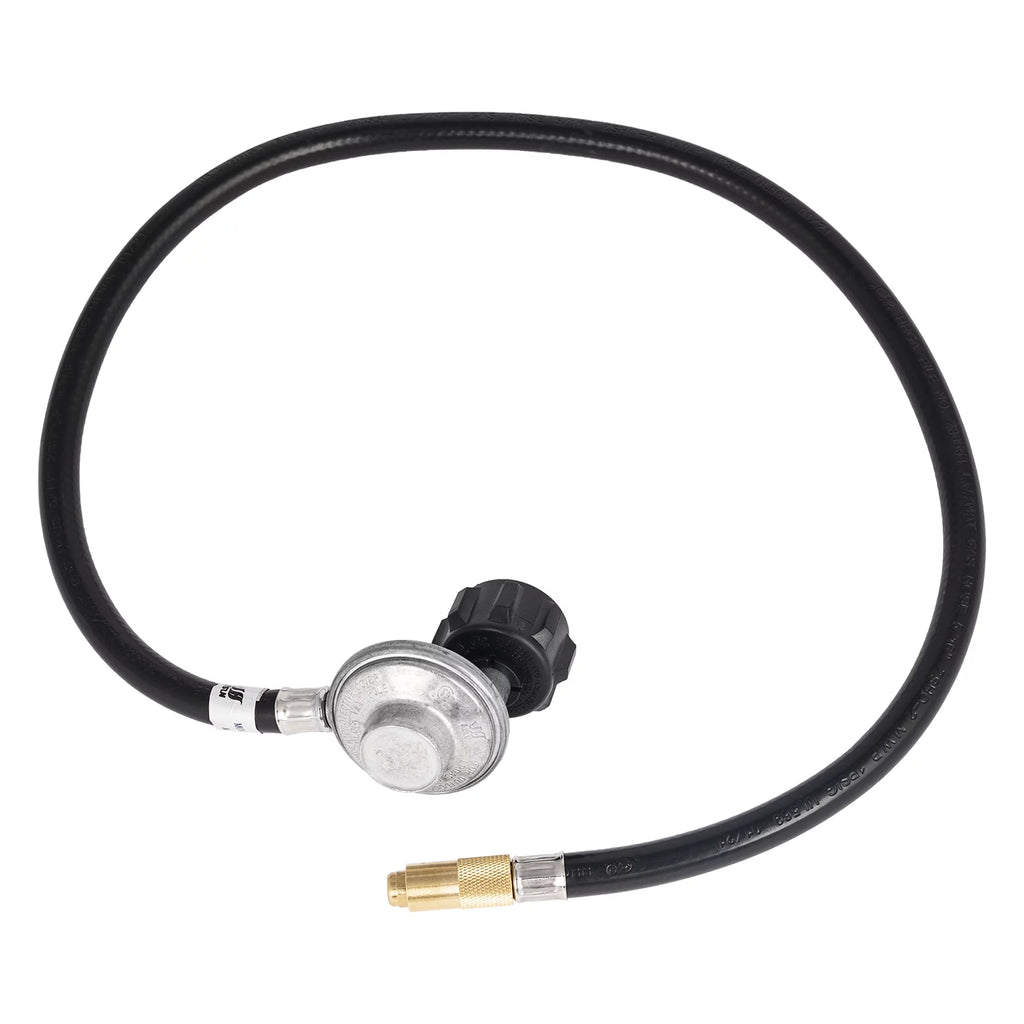 Rubber Propane Griddle Adapter Hose with Regulator Q645329