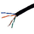 Black Cat5e UTP Solid Bulk Ethernet Cable V8756