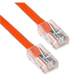 Orange Plenum Cat5e Ethernet Cable 75ft D43482