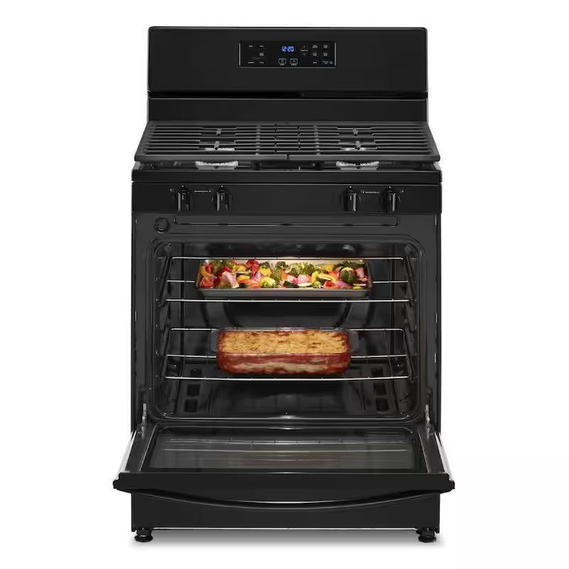 4 Burners 5.1-cu ft Freestanding Gas Range N1192