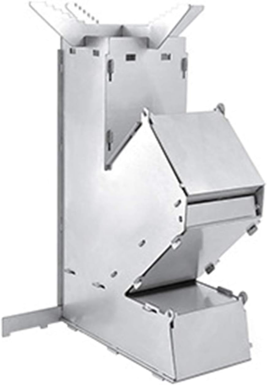 Collapsible Stainless Steel Wood Burning Camping Stove Y37140