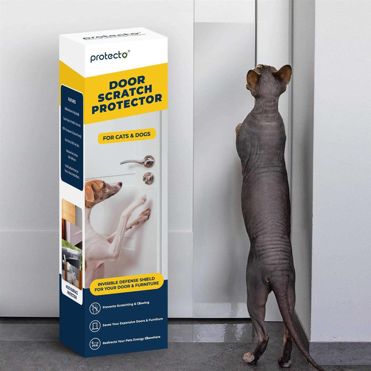 Pet Scratch Protector Door Guard Wood Furniture Shield L942640
