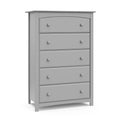 White 5 Drawer Nursery Dresser H5130