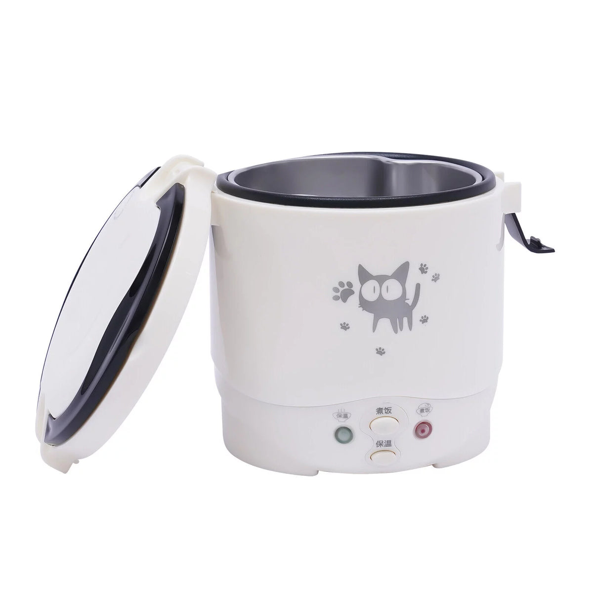 White 12V Mini Rice Cooker Q8008