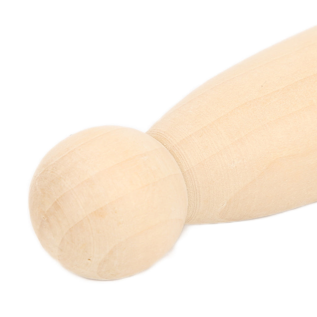 10Pcs Unfinished Wooden Peg Dolls for Kids DIY Craft 75mm / 3.0in X364