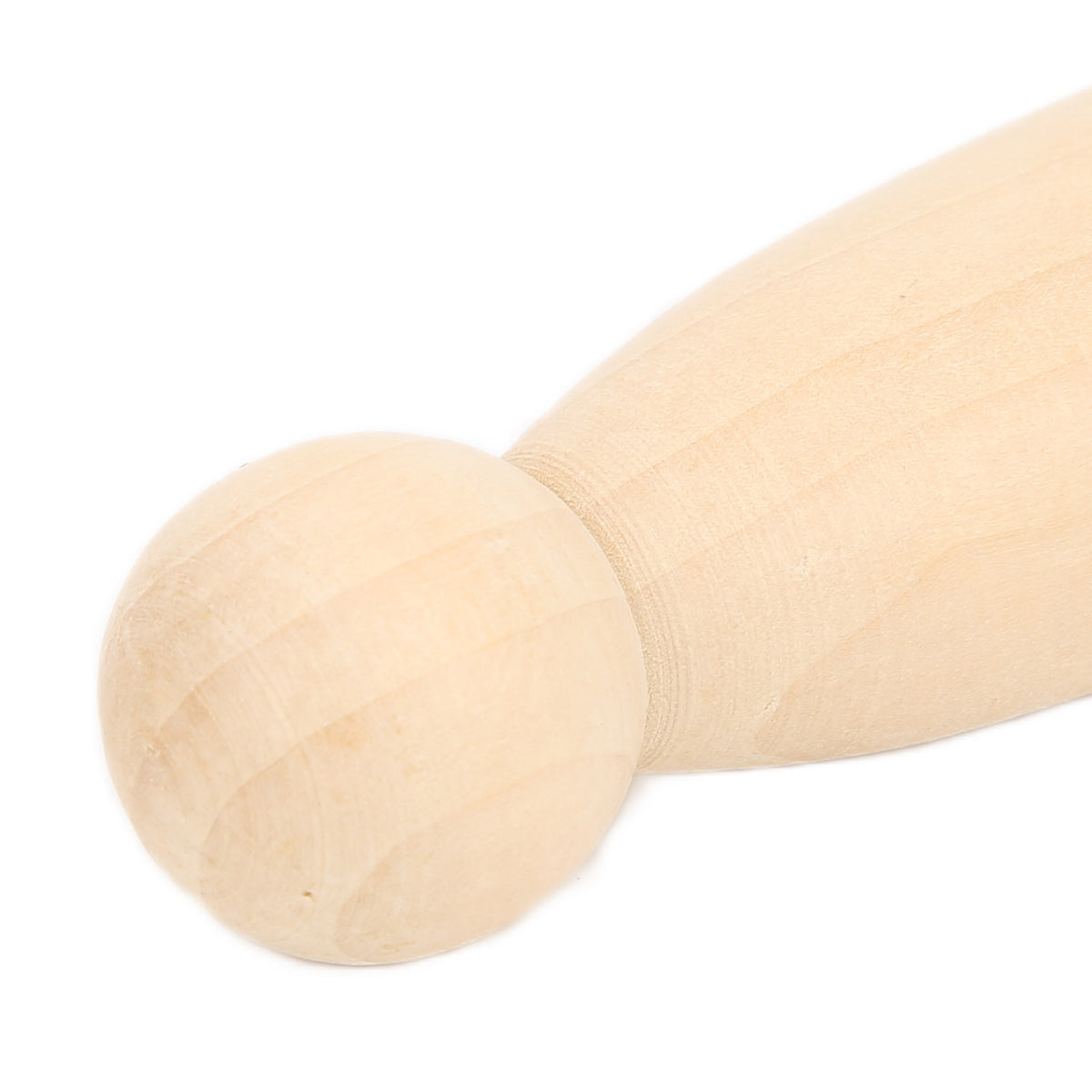 10Pcs Unfinished Wooden Peg Dolls for Kids DIY Craft 75mm / 3.0in X364