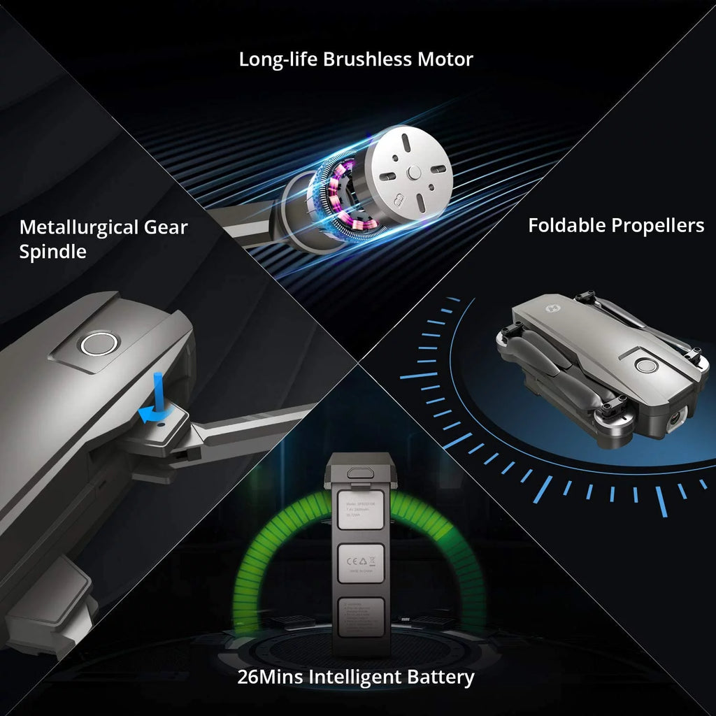 Foldable GPS 4K UHD Camera Drone with 2 Batteries G4401