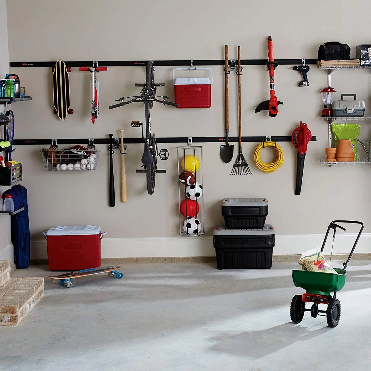 Wall Mount Hook Garage Organizer (2 Pack) T395