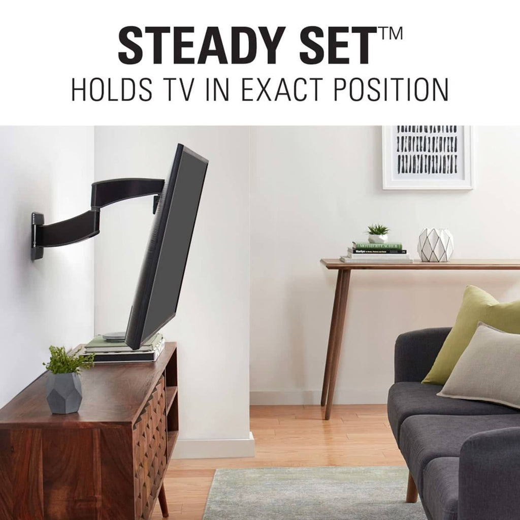 Small Full-Motion TV Mount for 19 inch-40 inch, Black Y354264