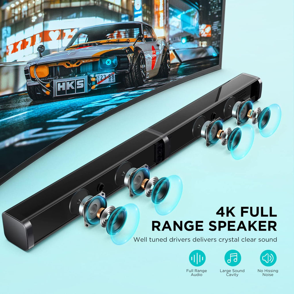 2.1 Slim Sound Bar with Subwoofer T66191