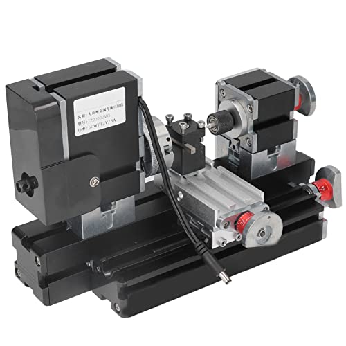 12VDC 60W 12000RPM Micro Lathe Machine with Drill Chuck V19371