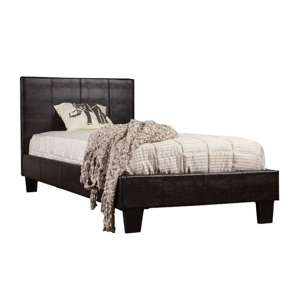 Faux Leather Queen Platform Bed V665