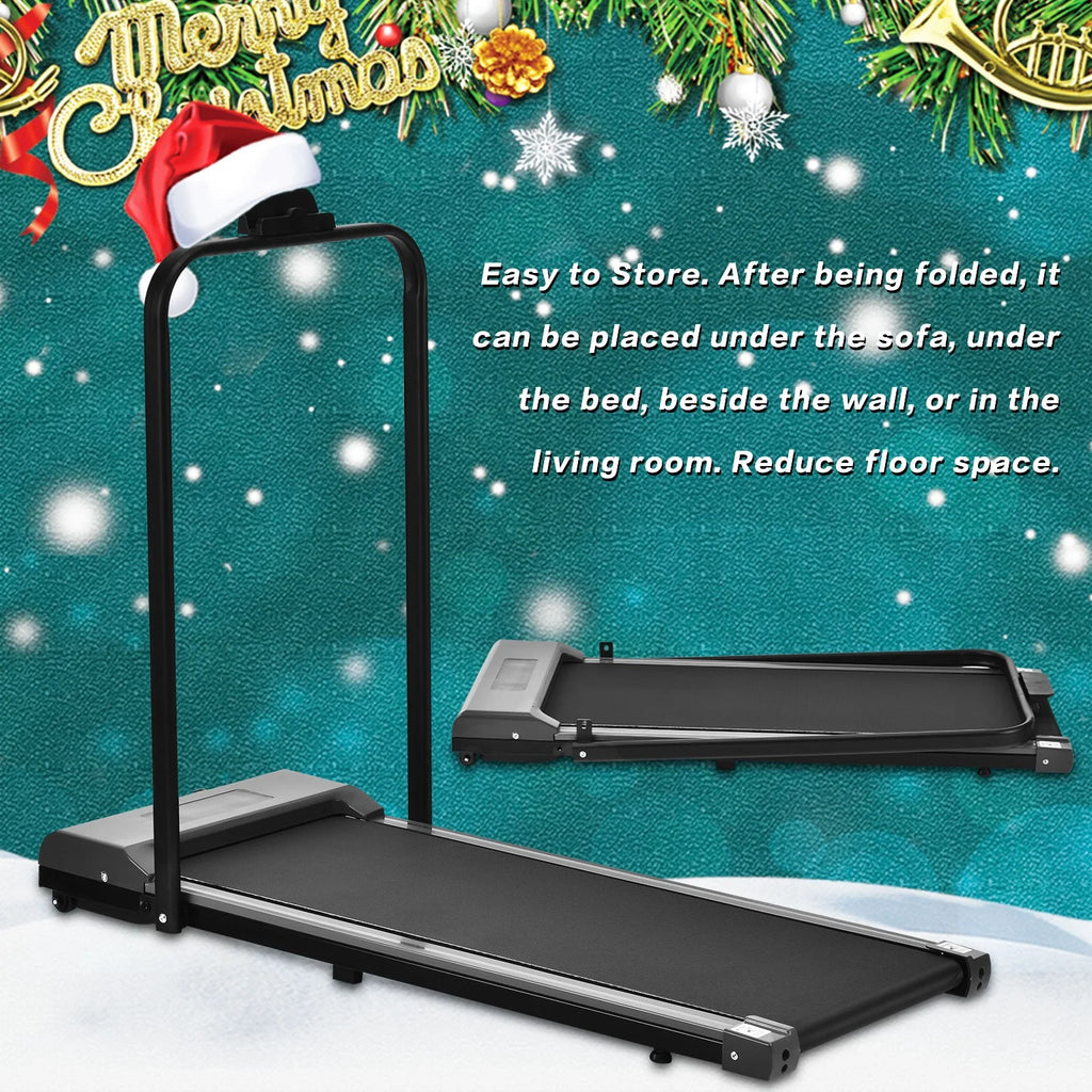 2 In 1 Foldable Small Electric Treadmill C8770