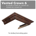 Vented Crown Molding for Wall Mount Range Hood X915678